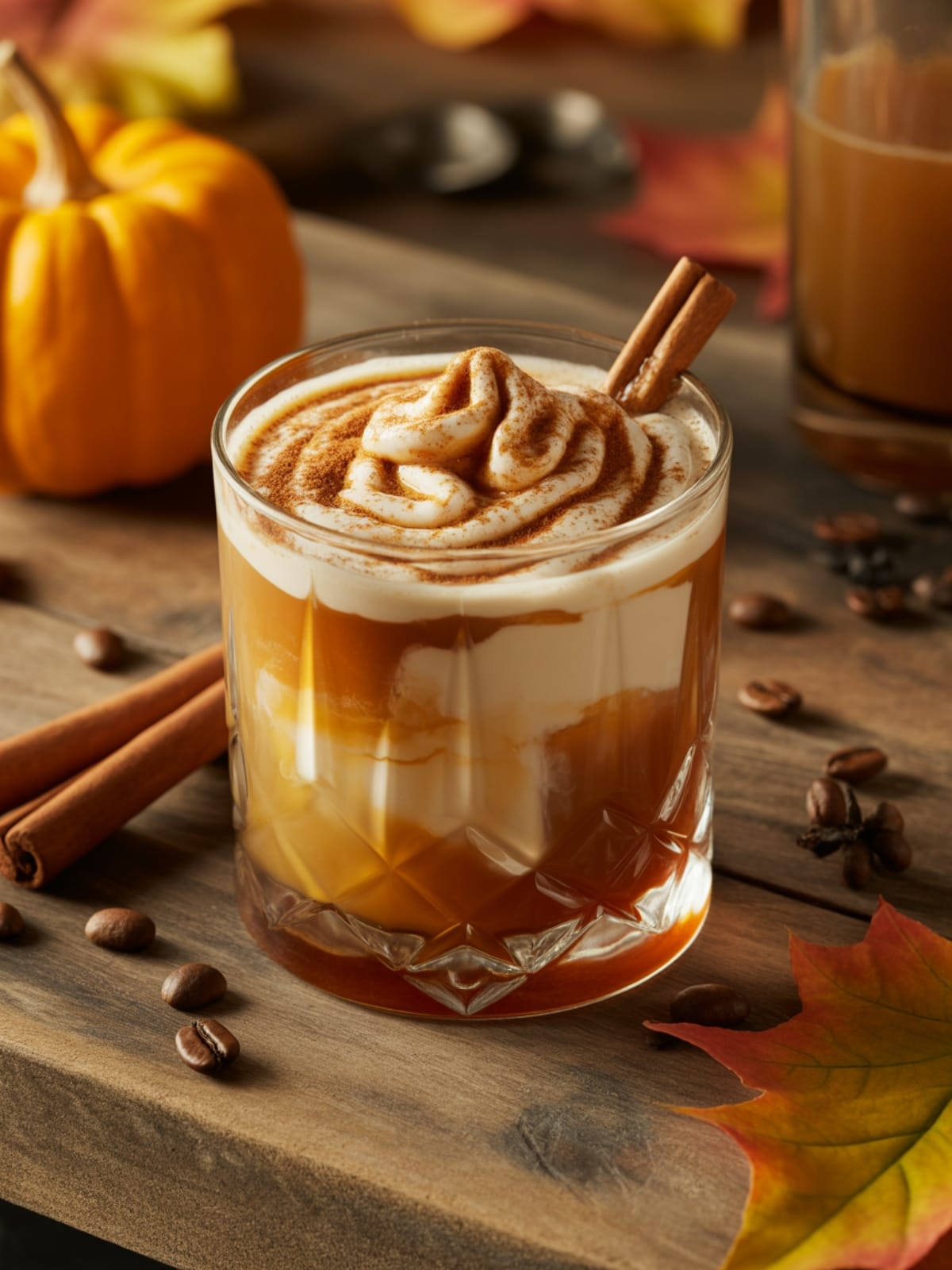 Pumpkin Spice White Russian Fall Cocktail Recipe