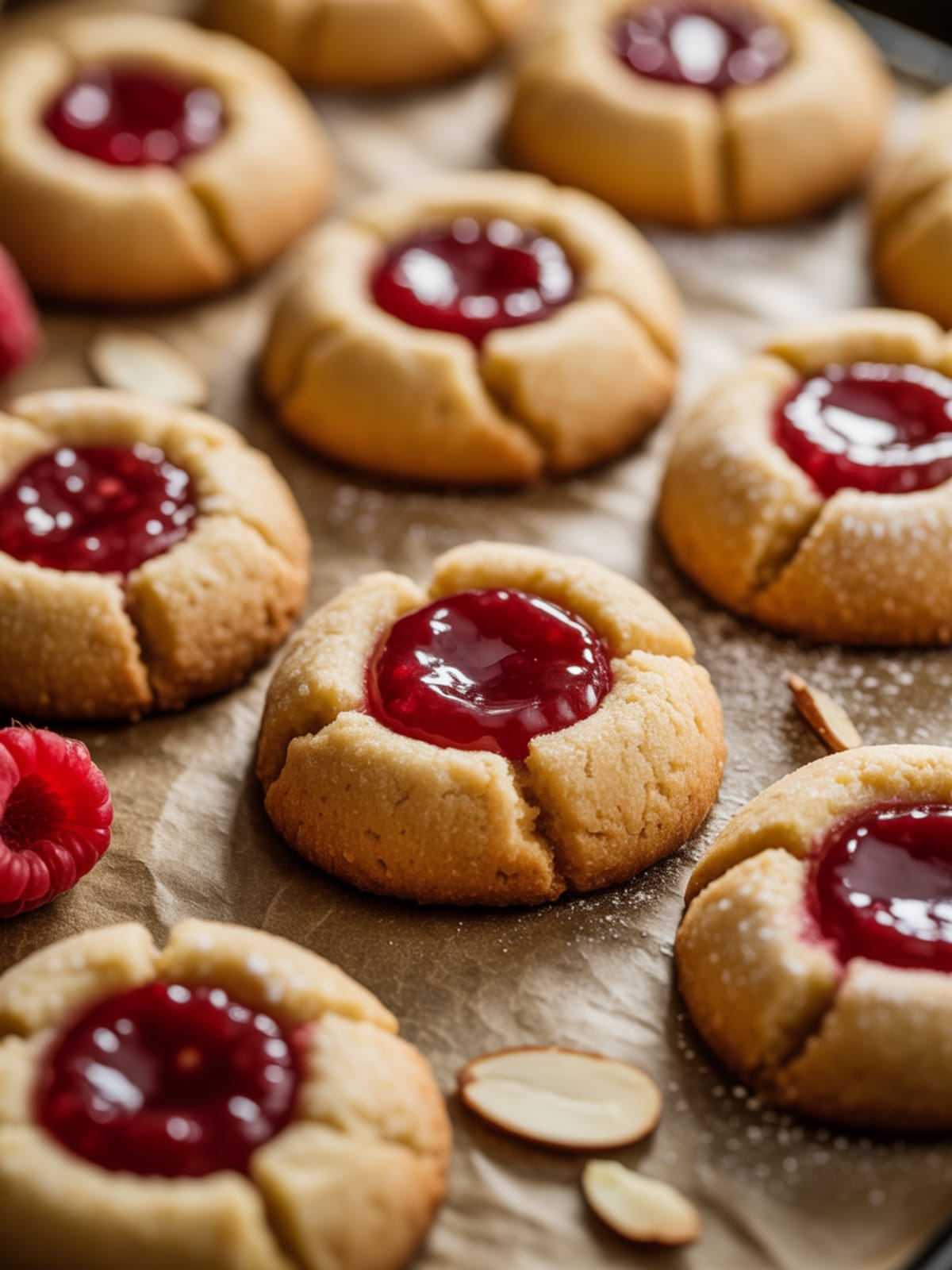 Raspberry Almond Shortbread Cookies: A Buttery Delight With Sweet Jammy Centers