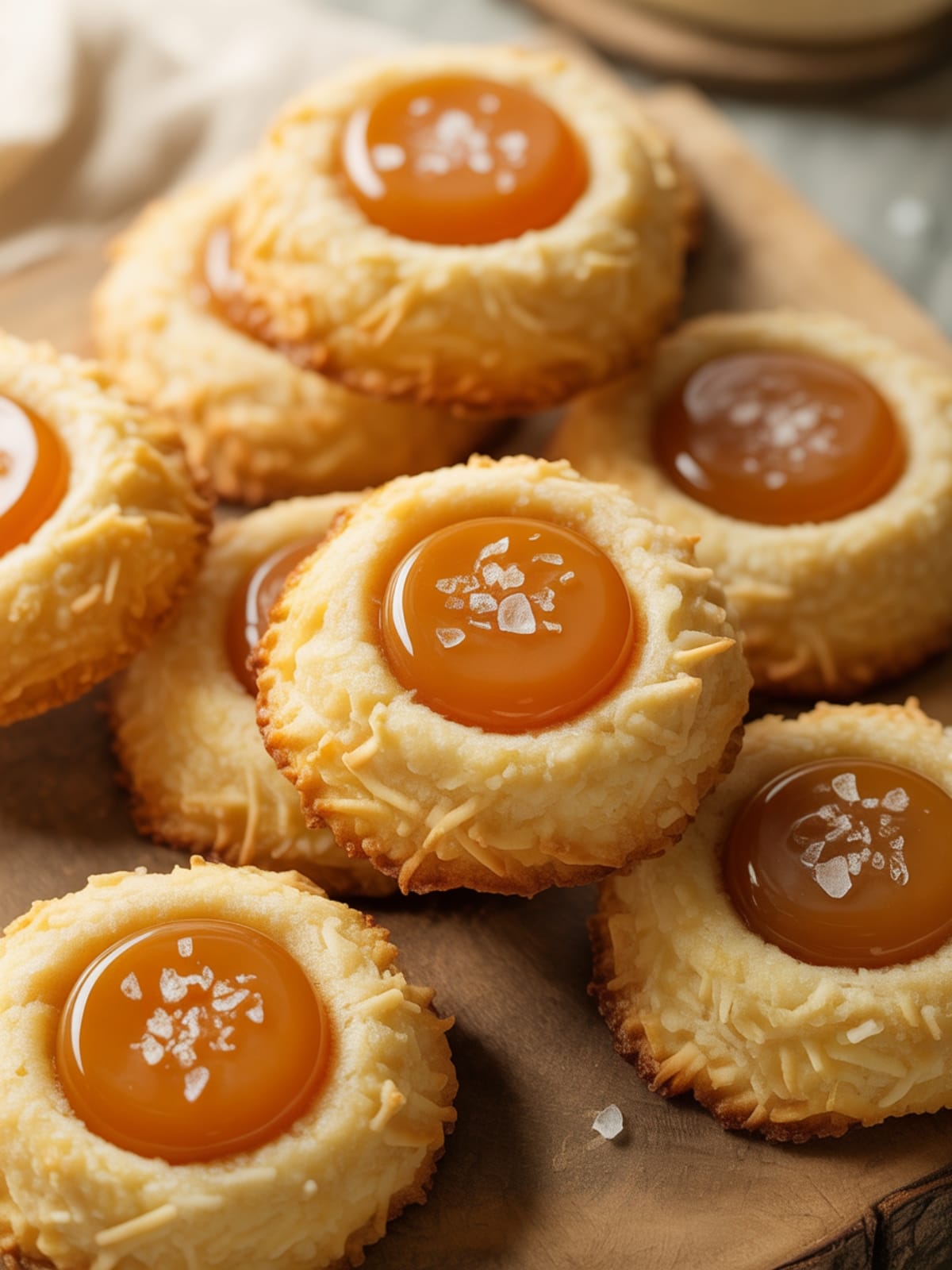 Salted Caramel Coconut Thumbprint Cookies: A Buttery Holiday Classic with a Tropical Twist