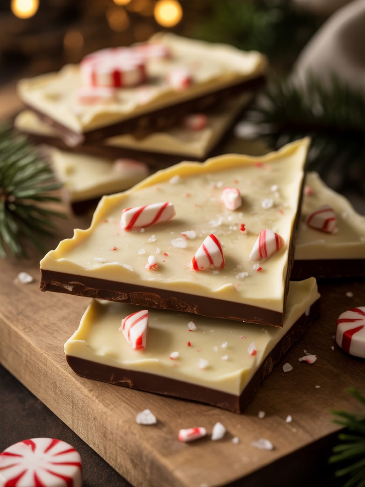 Peppermint Chocolate Holiday Bark