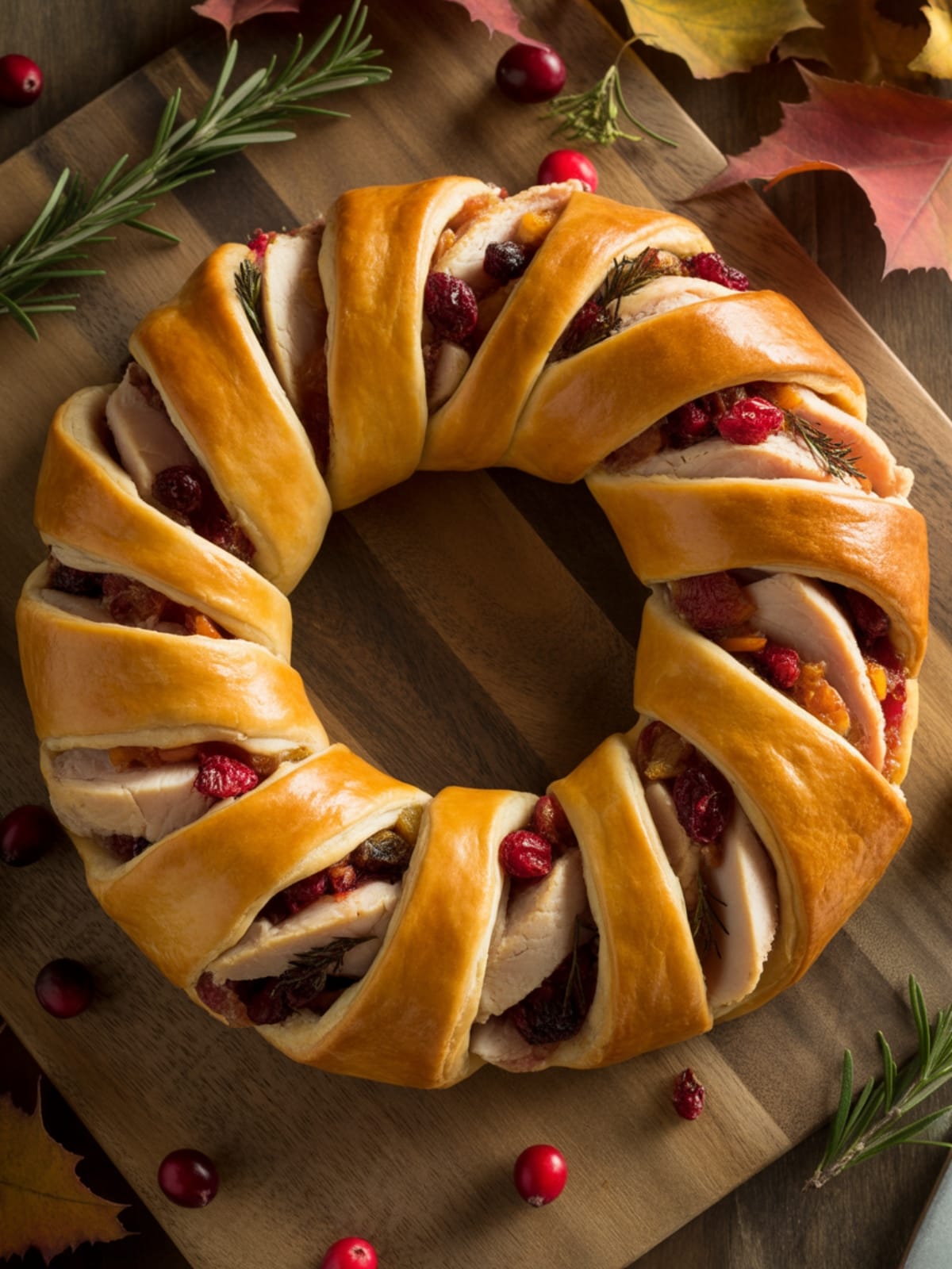 Savory Turkey and Cranberry Crescent Ring: A Holiday Masterpiece Made Simple