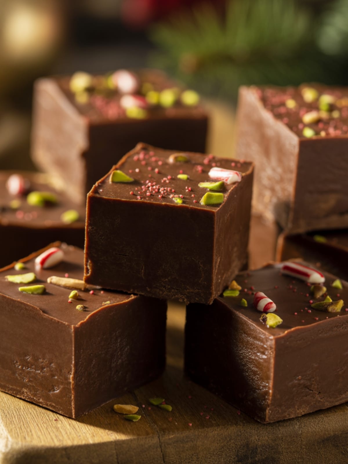 Simple No Bake Christmas Fudge