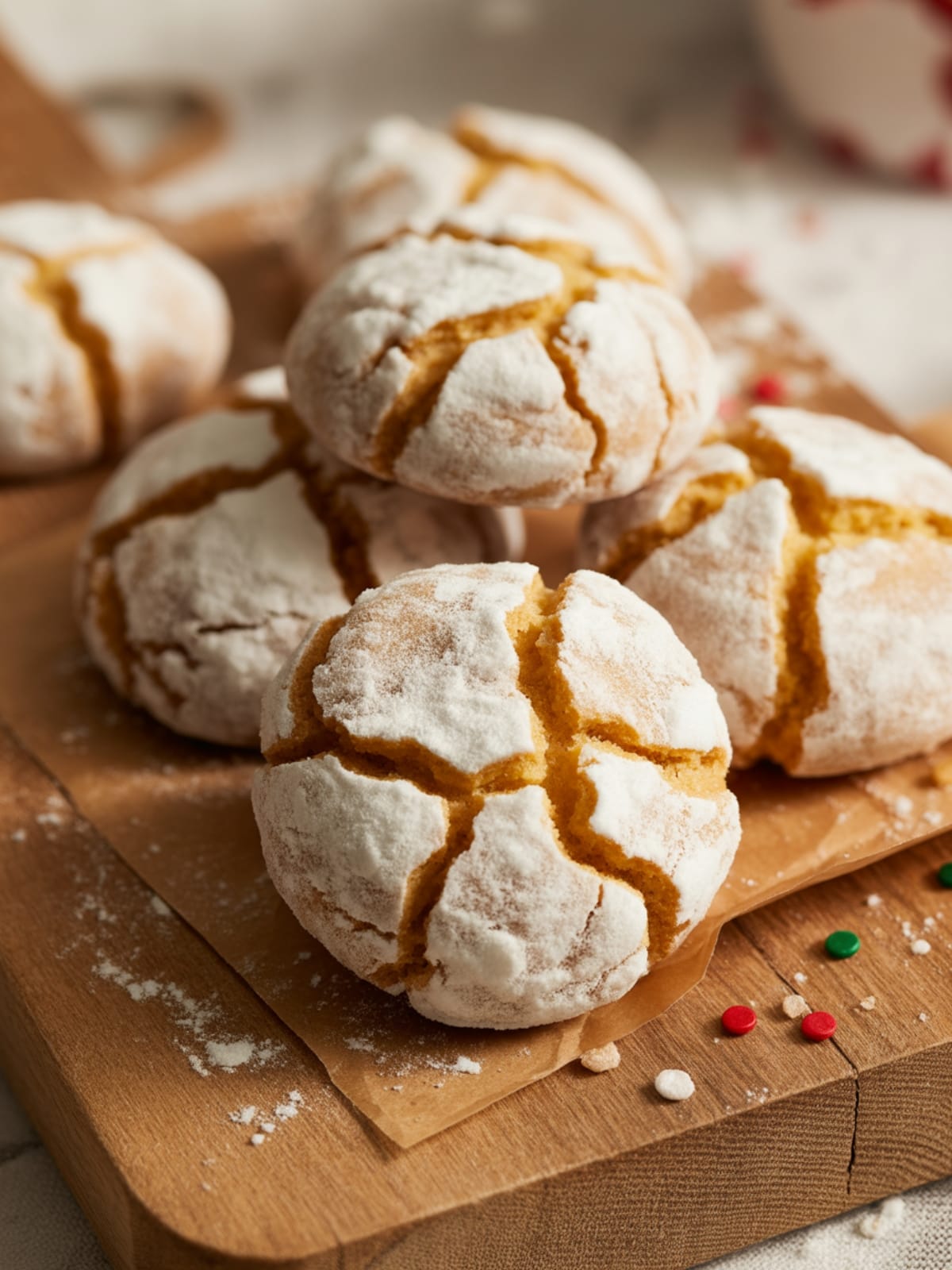 Soft Christmas Ooey Gooey Cookies