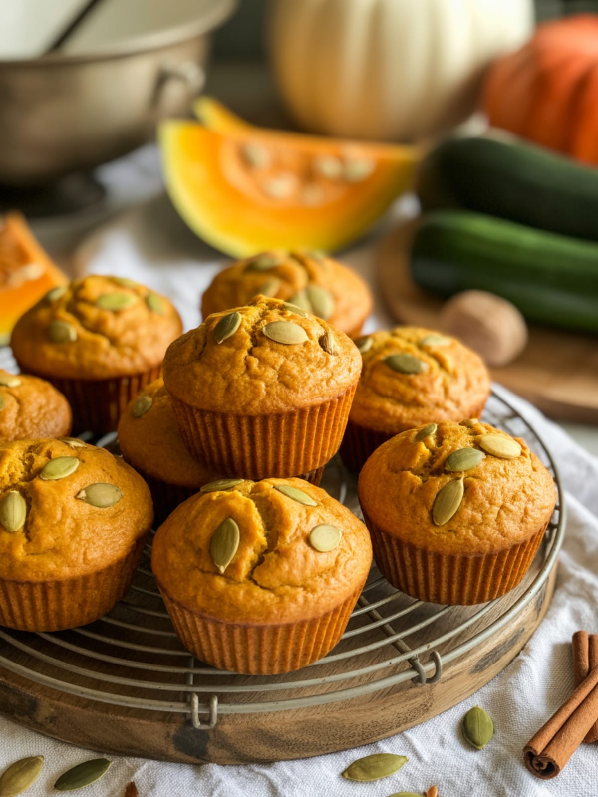 Best-Ever Moist Pumpkin-Zucchini Muffins