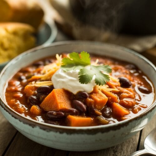 Sweet Potato & Black Bean Chili