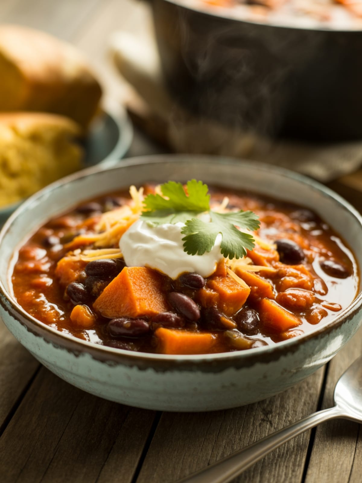Sweet Potato & Black Bean Chili