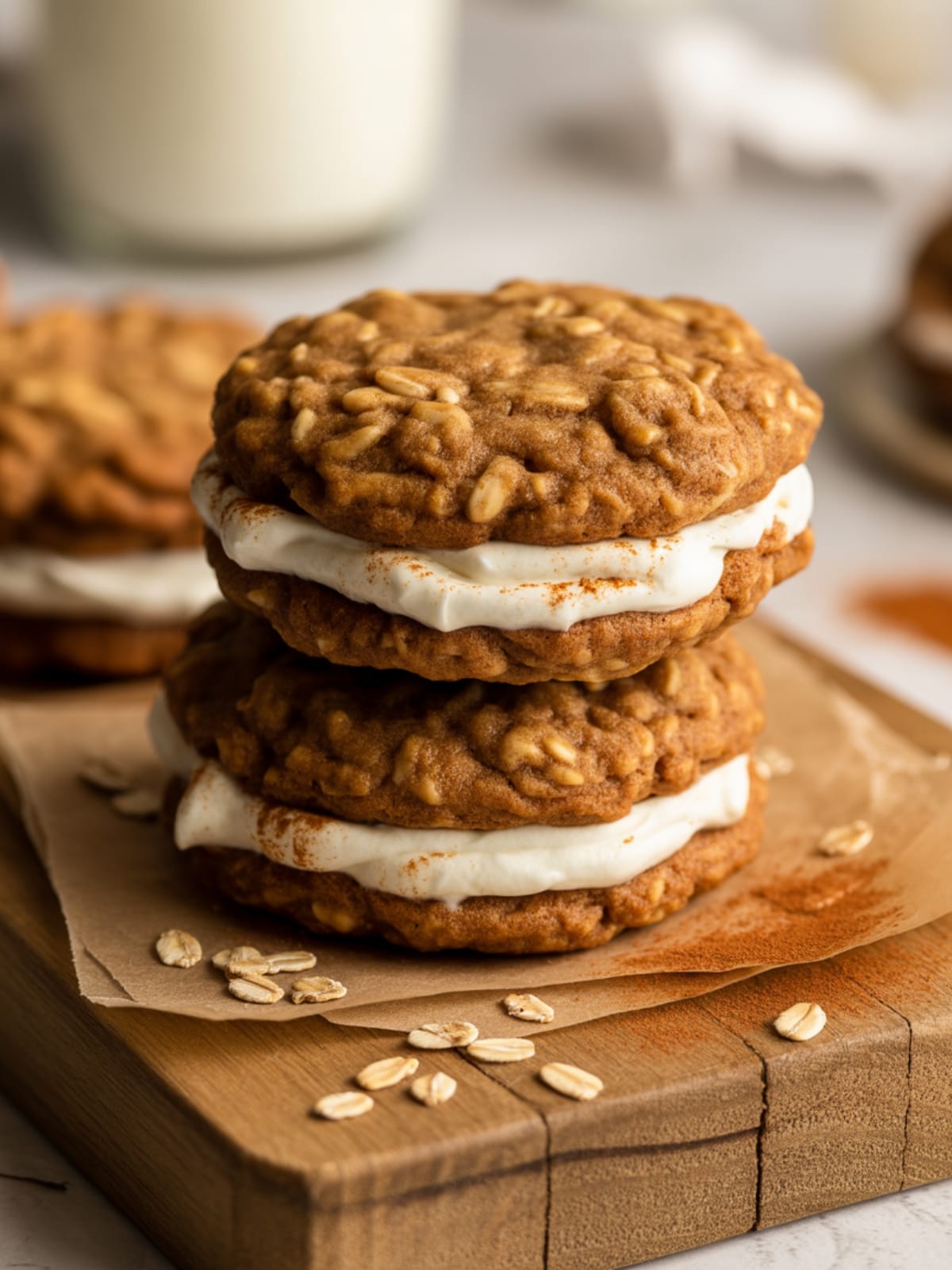 The Ultimate Homemade Gingerbread Oatmeal Cream Pies Recipe