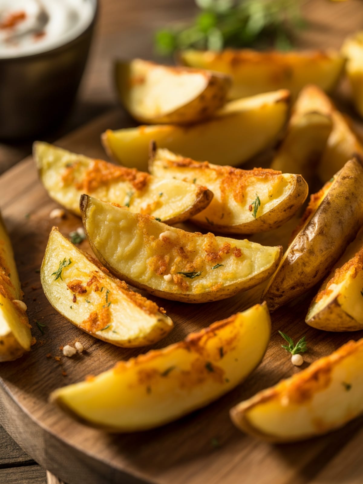 Air Fryer Crispy Potato Wedges