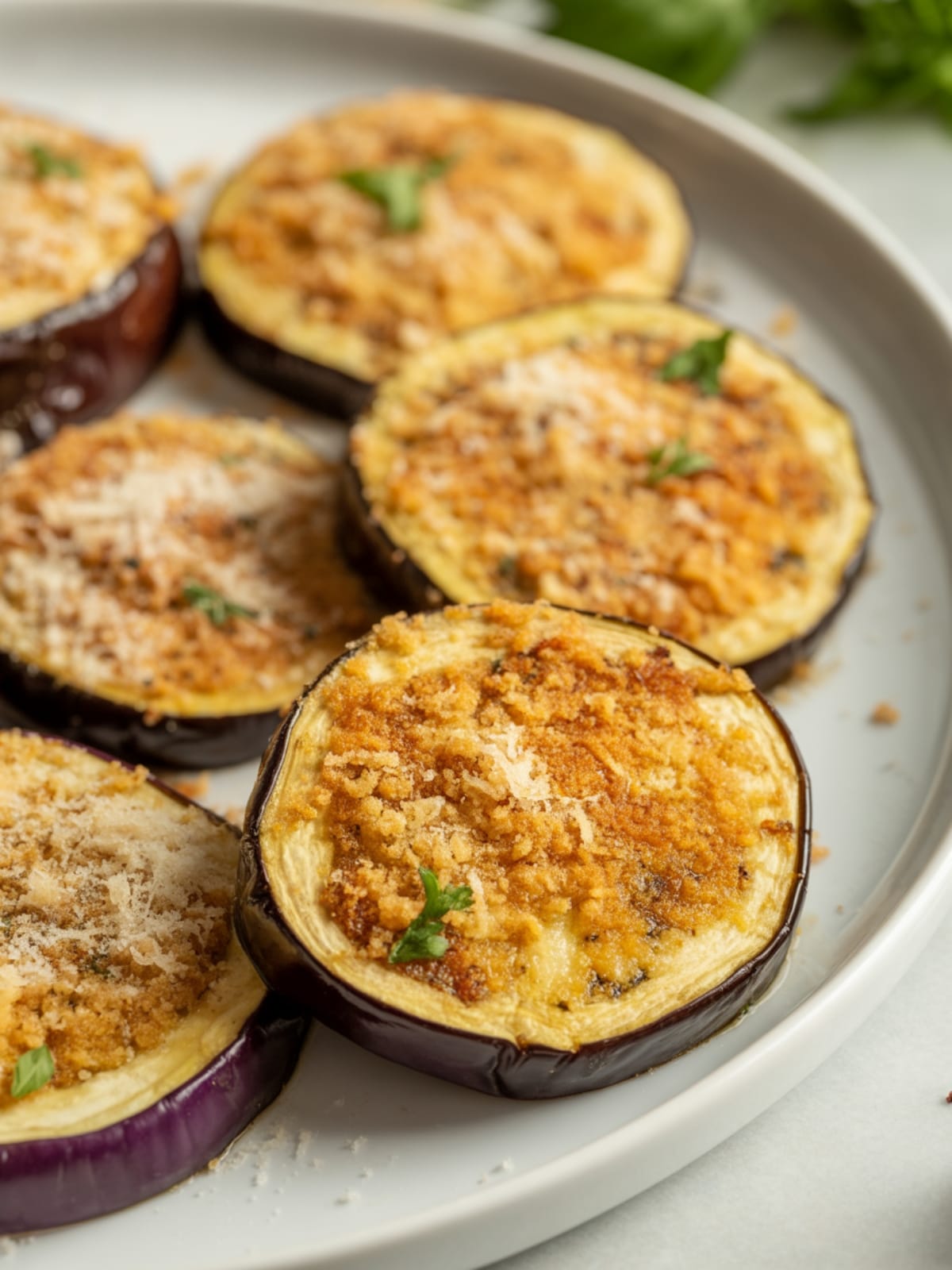Air Fryer Eggplant Light Crunchy Delicious Veggie Side