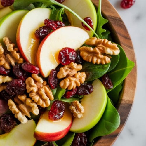 Apple Cranberry Walnut Salad: The Perfect Sweet & Tart Fall Harmony