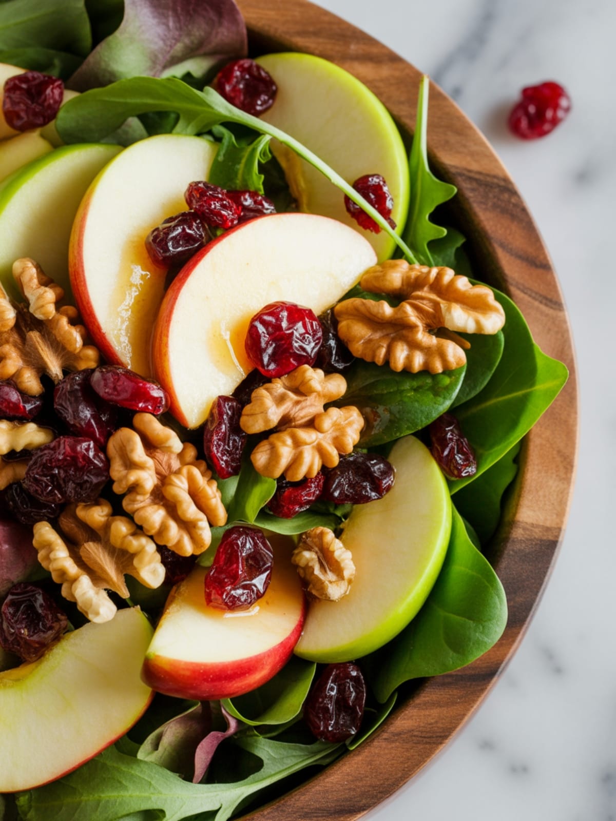 Apple Cranberry Walnut Salad: The Perfect Sweet & Tart Fall Harmony