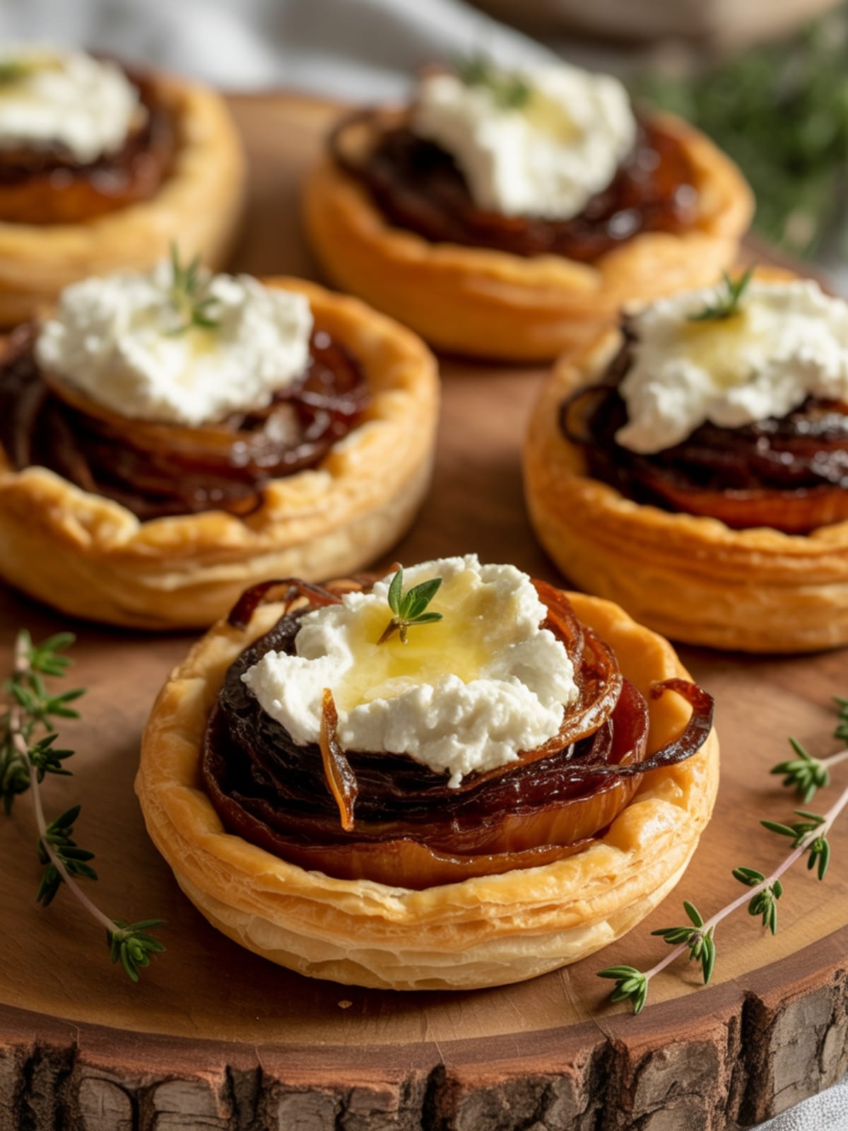 Caramelized Onion and Goat Cheese Tarts: A Rustic French-Inspired Appetizer