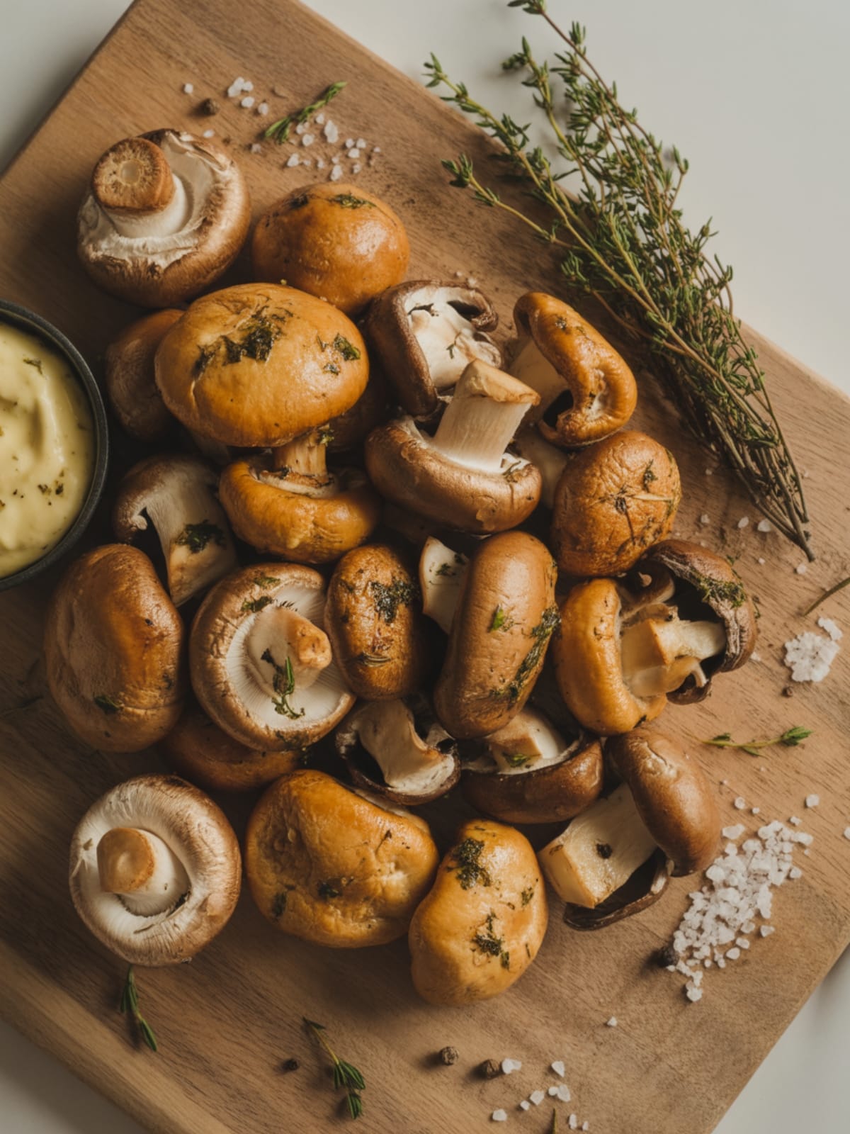 Crispy Air Fryer Mushrooms