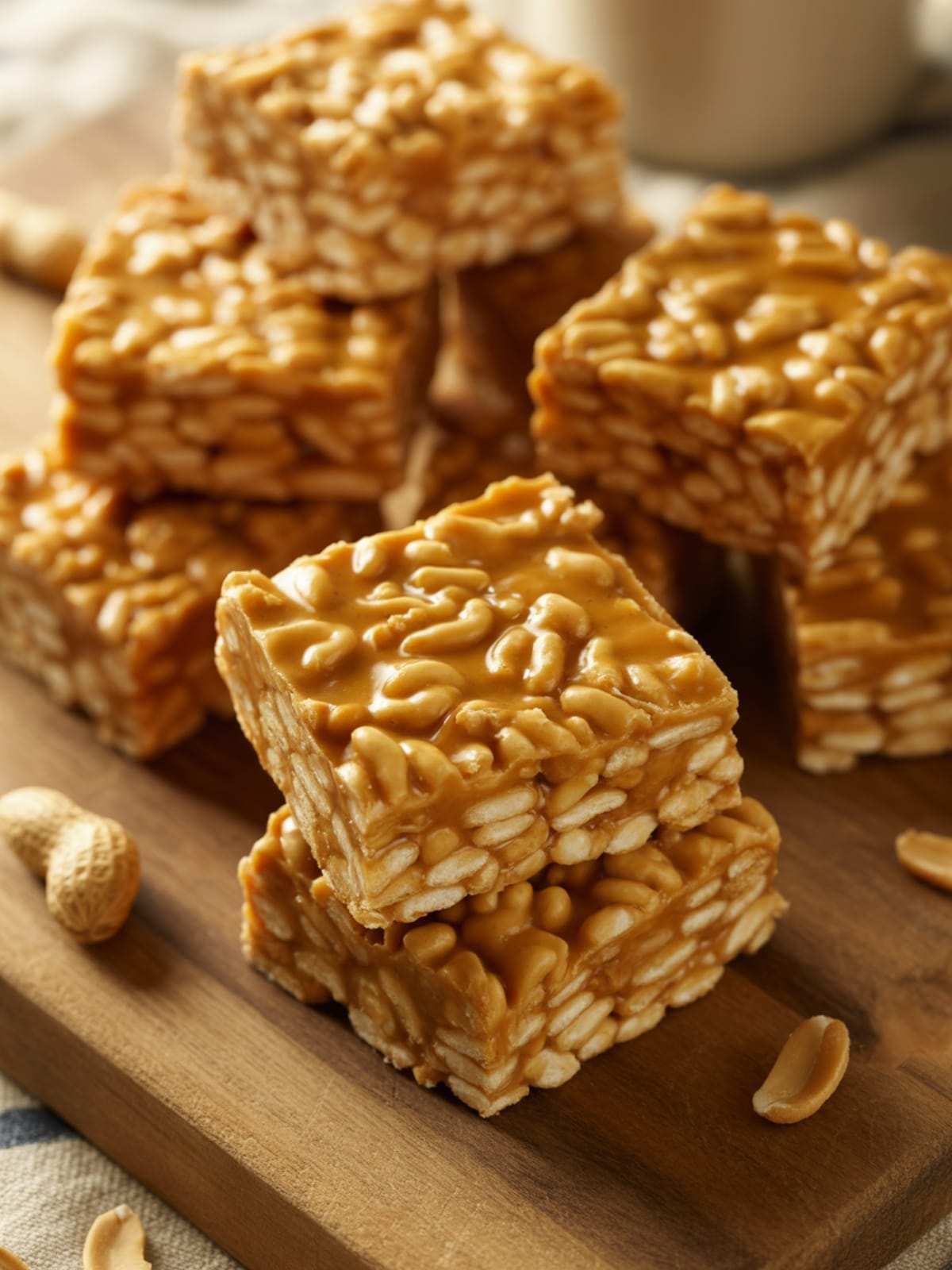Crispy Rice Peanut Butter Treats