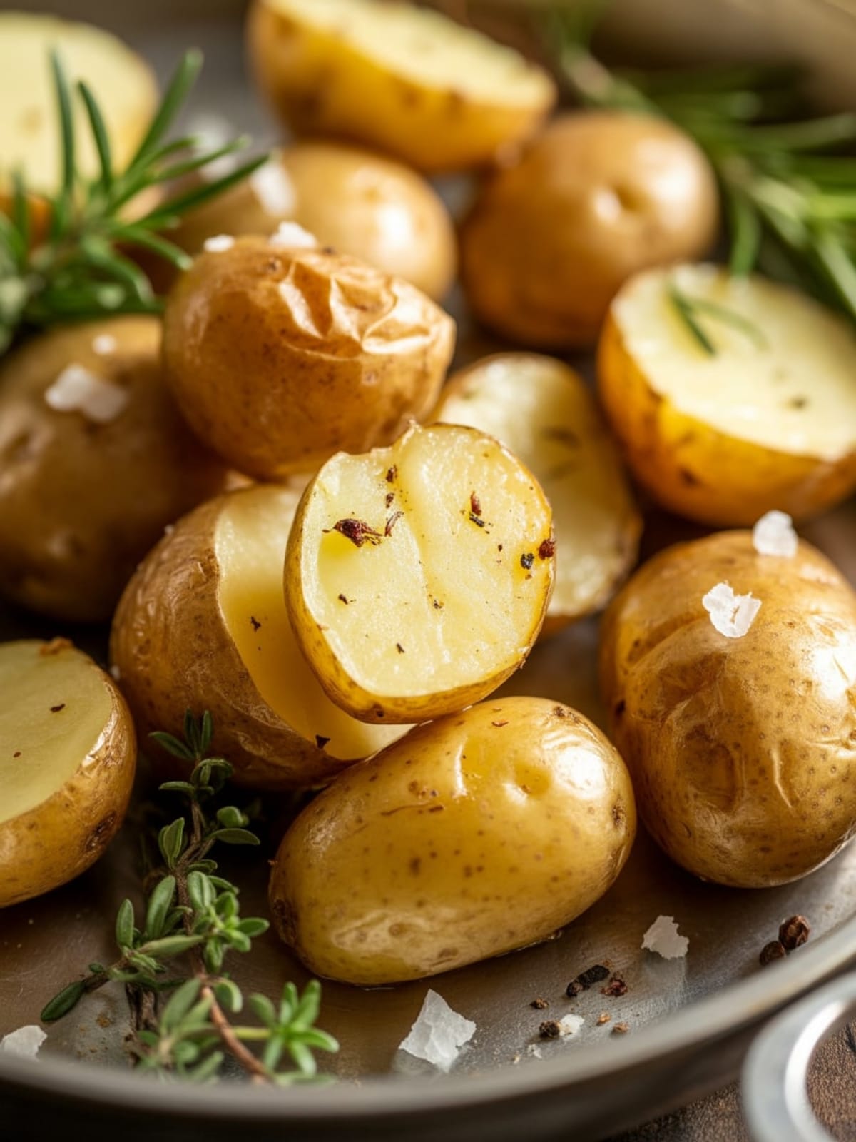 Crispy Roasted Baby Potatoes
