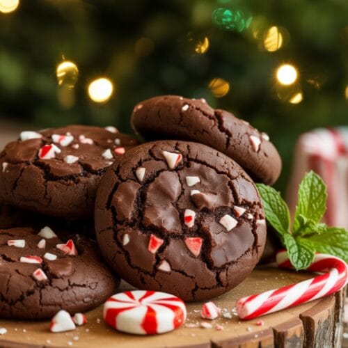 Double Chocolate Peppermint Christmas Cookies: A Festive Holiday Treat