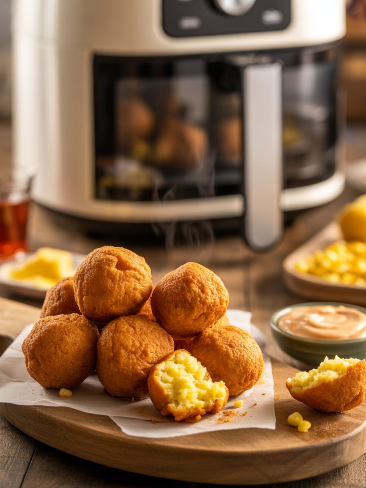 Easy Air Fryer Hush Puppies
