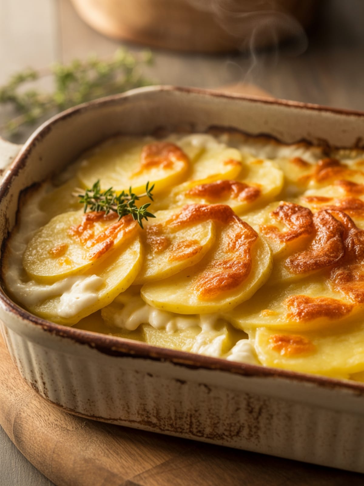 Heavenly Roasted Garlic Potatoes au Gratin: Comfort Food Perfection