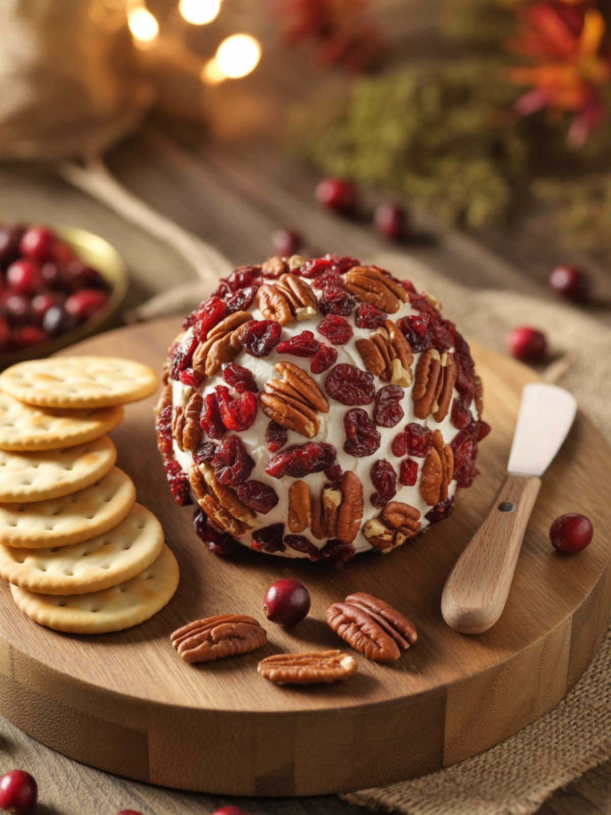 Homemade Cranberry Pecan Goat Cheese Ball: A Holiday Appetizer Masterpiece