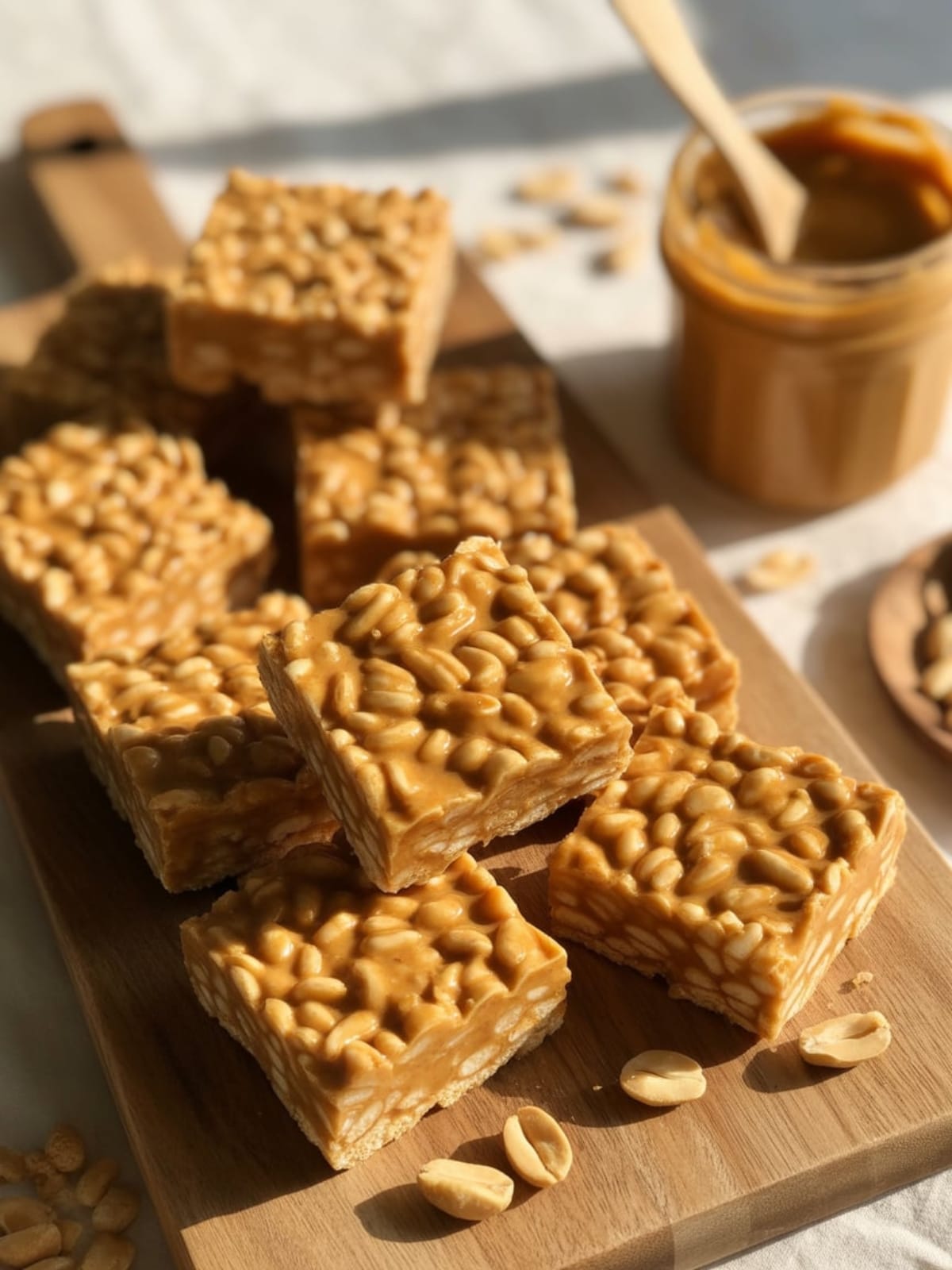 Homemade Crispy Rice Peanut Butter Treats That Will Make Your Mouth Water