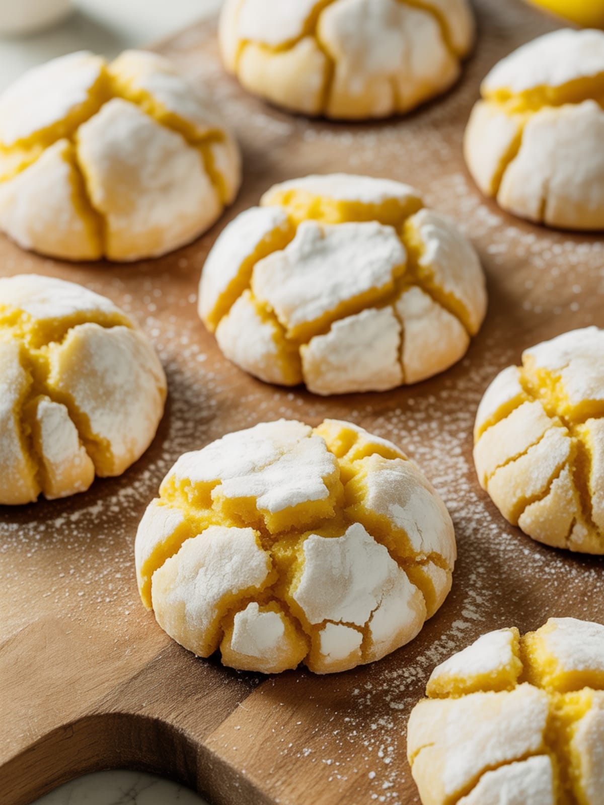 Lemon Crinkle Cookies