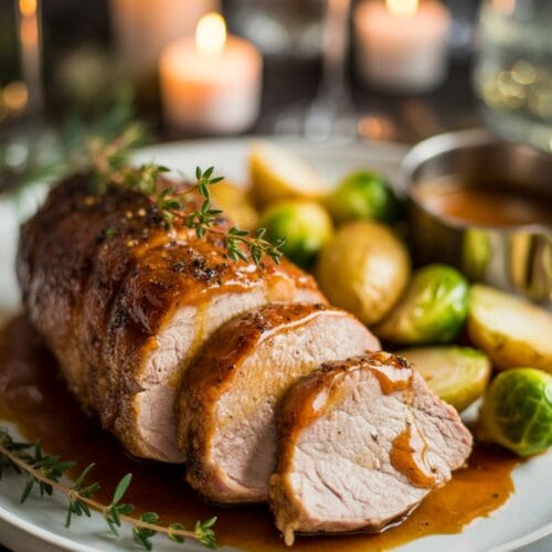 New Year's Maple-Mustard Pork Recipe