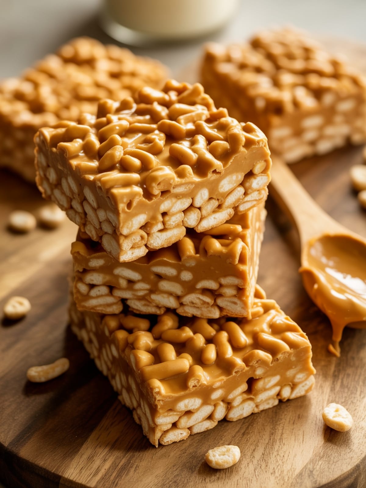 Crispy Rice Peanut Butter Treats