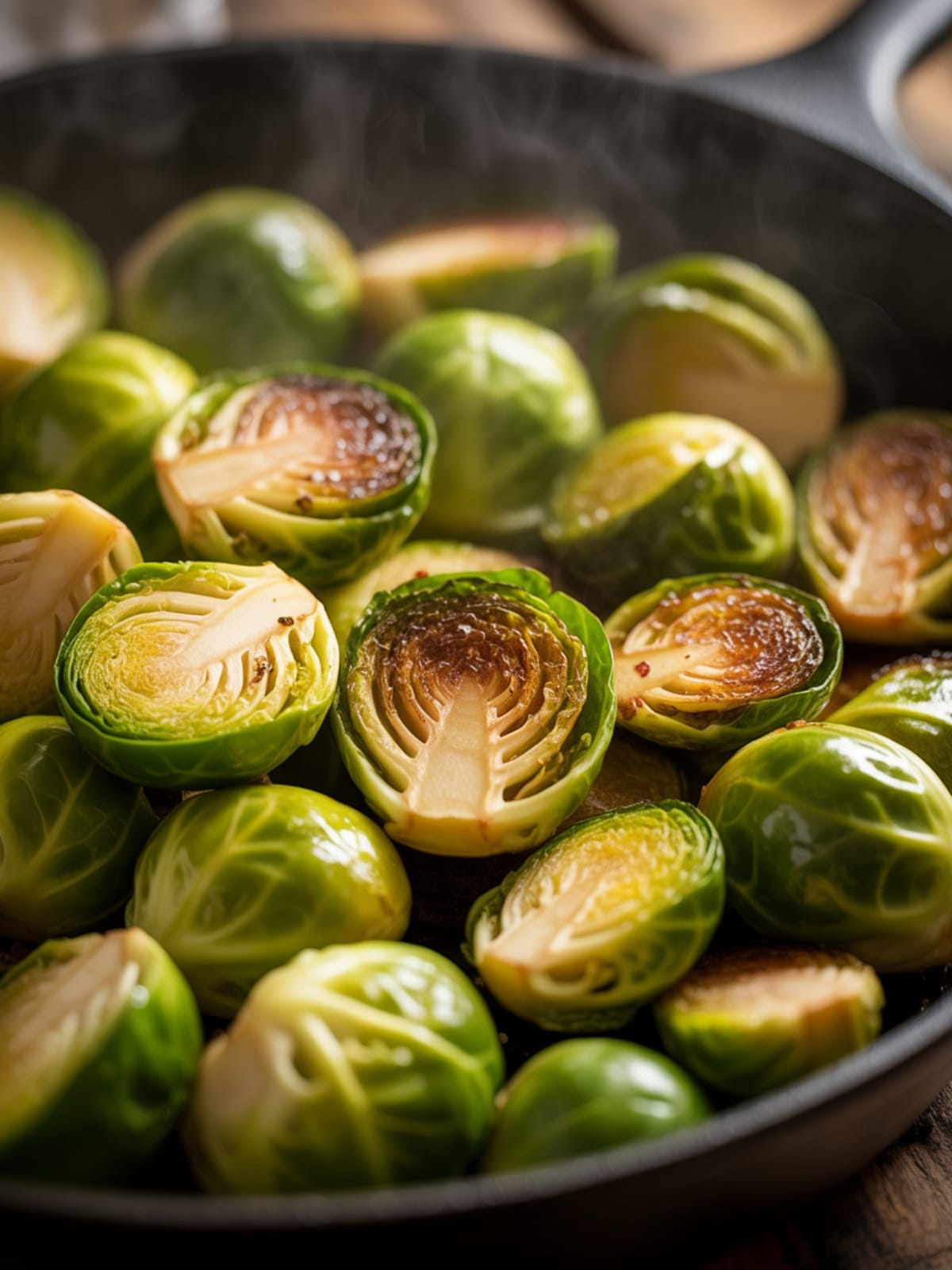 Perfectly Caramelized Sauteed Brussels Sprouts You'll Actually Crave