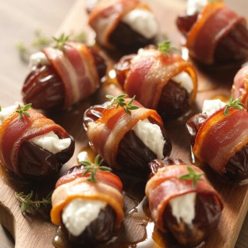 Stuffed Bacon Wrapped Dates: A Savory-Sweet Party Favorite