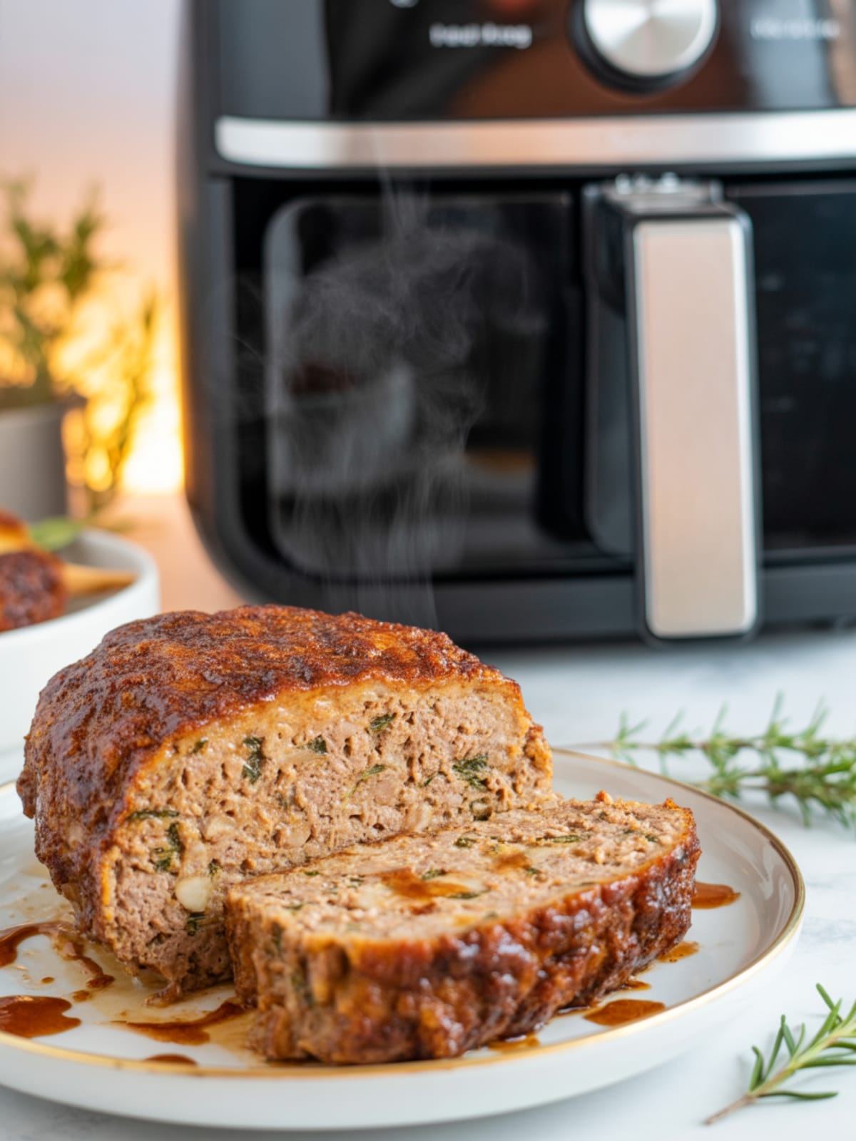 Tender Air Fryer Meatloaf Easy Juicy Weeknight Comfort