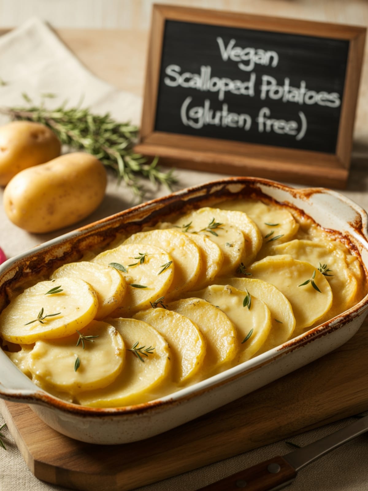 Vegan Scalloped Potatoes Gluten Free